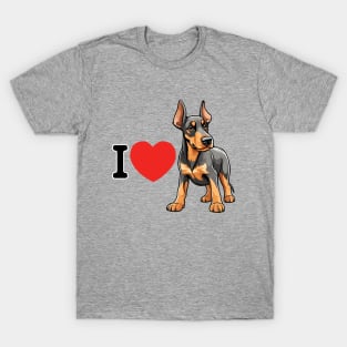 I love Dobermans T-Shirt